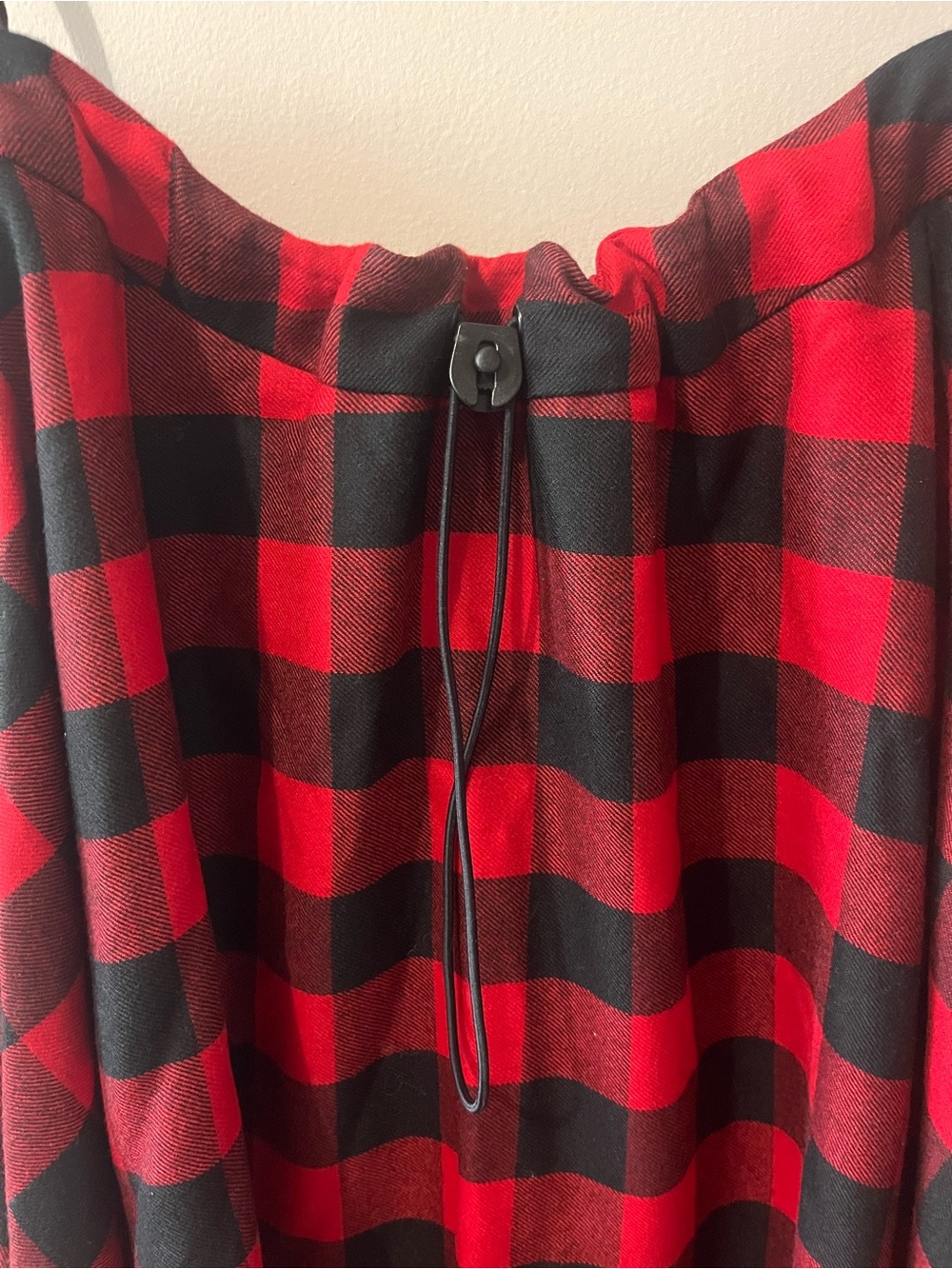 Ralph Lauren Red & Black Plaid 100% Wool Maxi Skirt | Size Medium - Picture 2 of 9